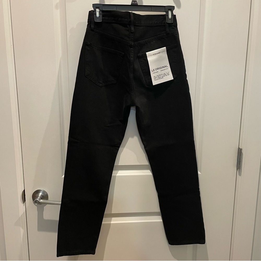 Frame Denim Le Original in Black - Picture 4 of 5